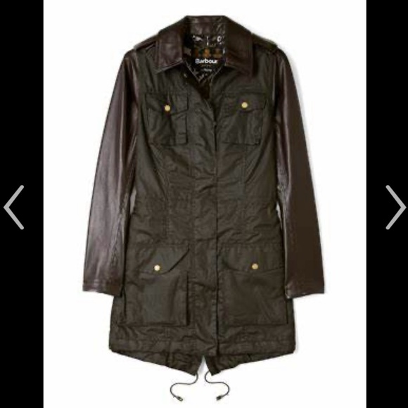 Barbour Leather & Canvas Jacket - Picture 6 of 9